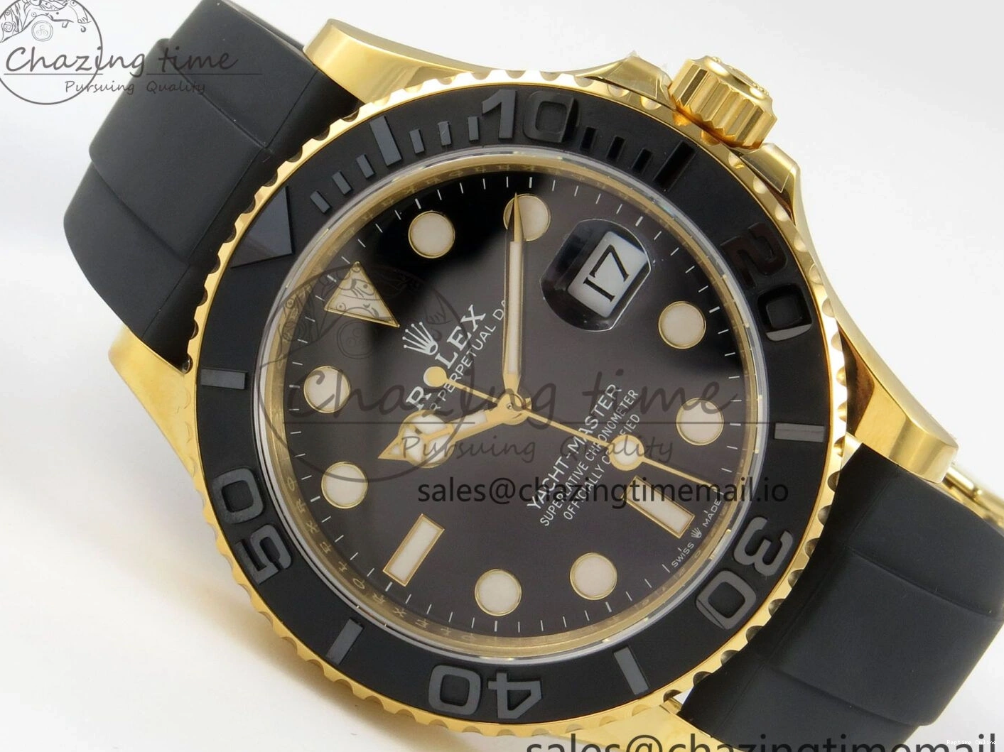 0102 Resilient Yacht-Master 226658 VSF 1:1 Best Edition Black Dial on Oysterflex Strap VS3235 (Gain Weight) V 174